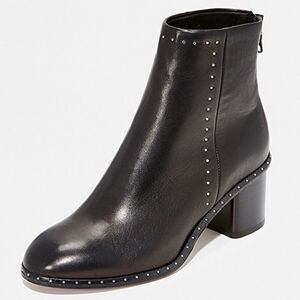 RAG &‎ BONE Willow Black Stud Leather Chelsea Boots